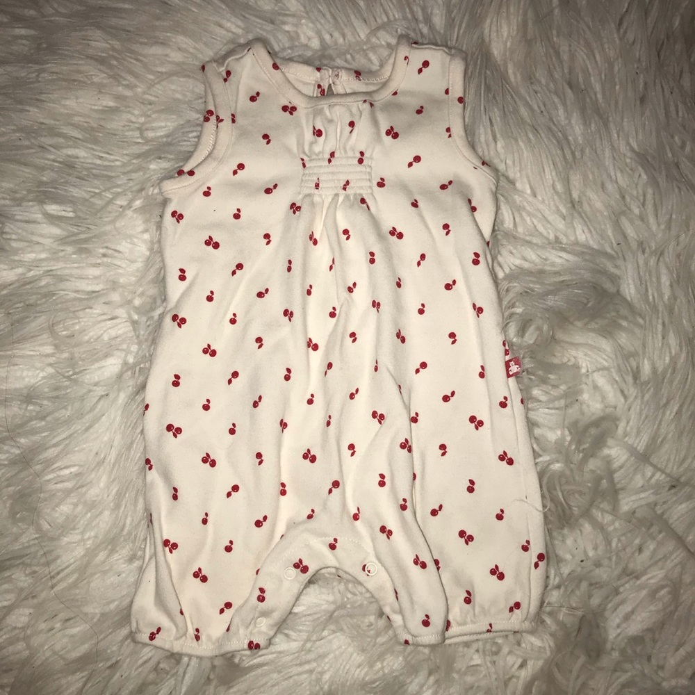 Baby gap cherry one piece outfit